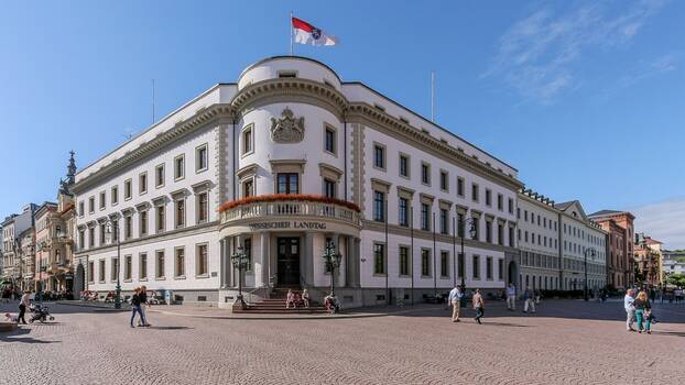 Stadtschloss in Wiesbaden, Sitz des Hessischen Landtags