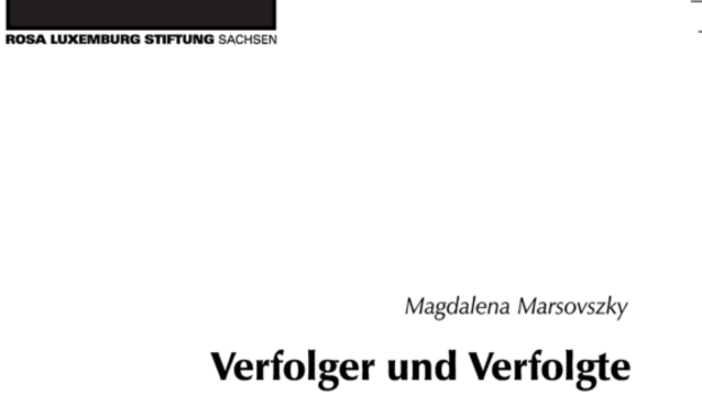 Magdalena Marsovszky: Verfolger und Verfolgte