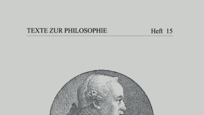 Aufklärung. Beiträge zur Philosophie Immanuel Kants.