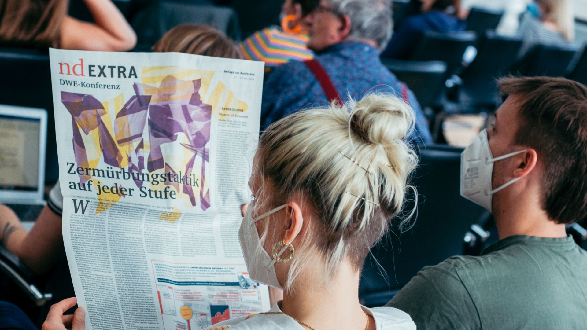 Zahlreiche Praxis-Workshops fanden bei der Enteignungskonferenz vom 27.-29.5.2022 in Berlin statt, zu Themen wie Social Media, Kampagnenführung oder Haustürgesprächen